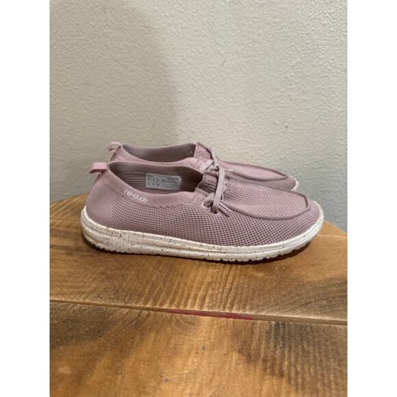 Hey Dude Shoes - Hey Dude Wendy Halo Women's Sz 7 Light Pink Slip On Comfort Casual Loafer